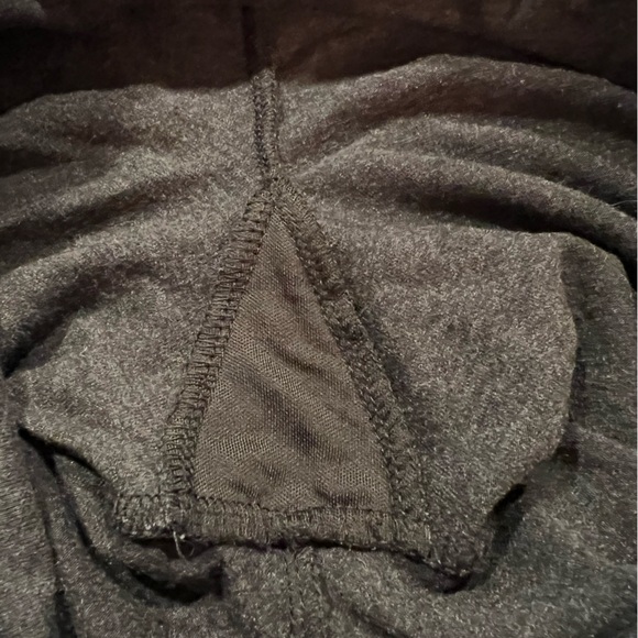 Grey Leggings w/White Lotus Flower Graphic at Ankle - Picture 8 of 13